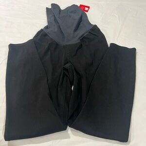 New! SPANX Black Maternity/Nursing Leggings with Branded Tag
